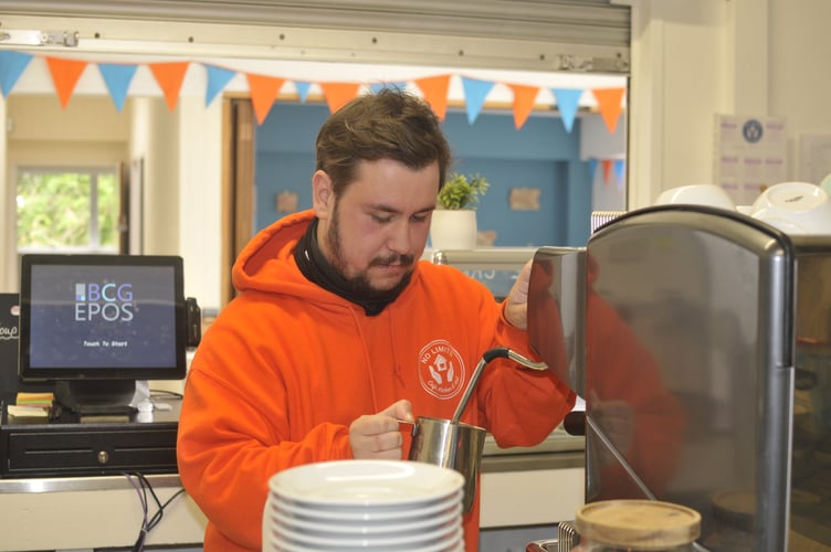 No Limits Cafe & Hub are helping run the cafe at the Courtenay Centre