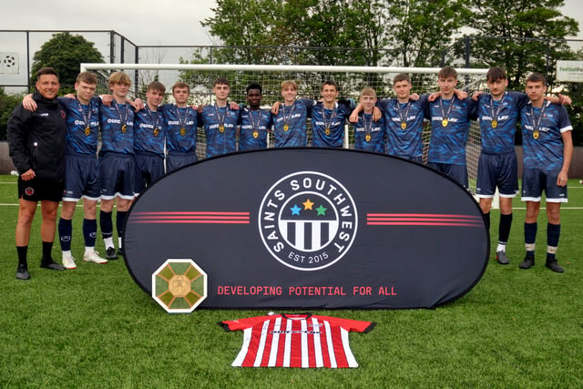 CHAMPIONS: Saints Southwest celebrate under-16s’ success
