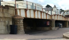 Dawlish beach underpass closed for rail works