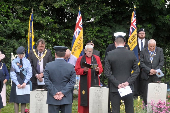 Decoration Day at Wolborough Cemetery 