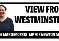 MP Anne Marie Morris with her latest column 