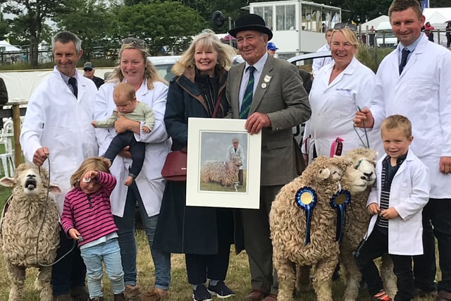 Retiring show steward given special presentation at grand parade