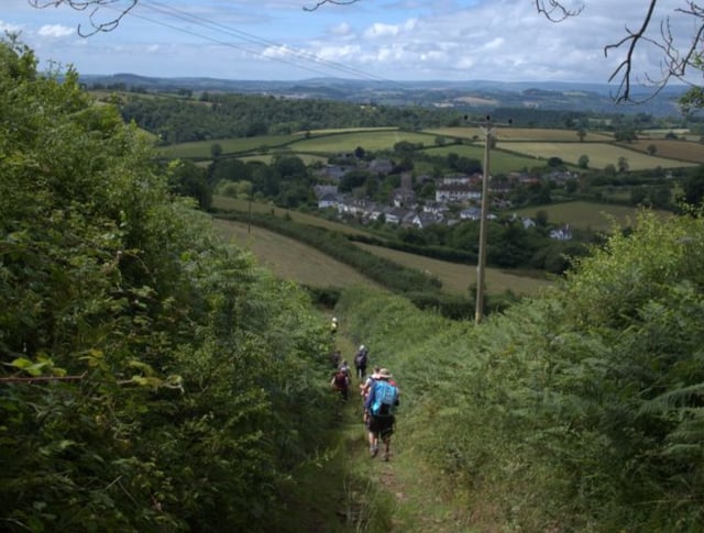 Views from Brent Hill for walkers