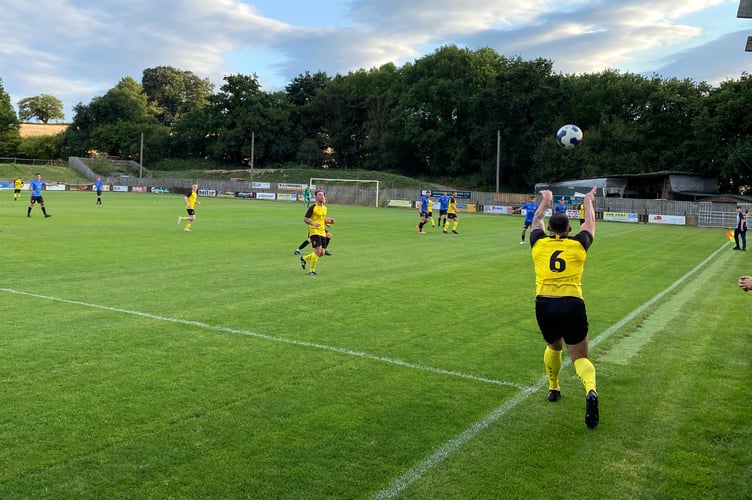 The scene at Homers Heath as Buckland Athletic Reserves entertained Newton Abbot Spurs last night.
