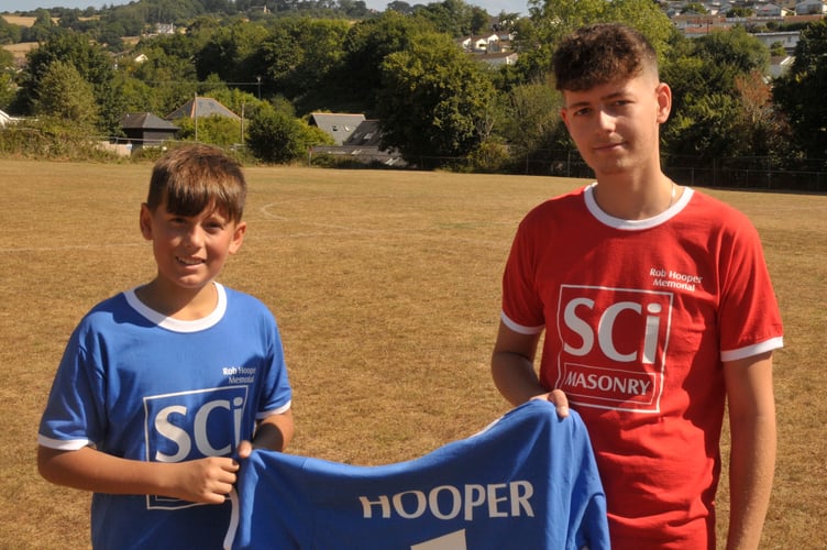 Rob Hooper charity match: Riley and Cori Hooper