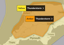 Amber Warning of thunderstorms and flooding