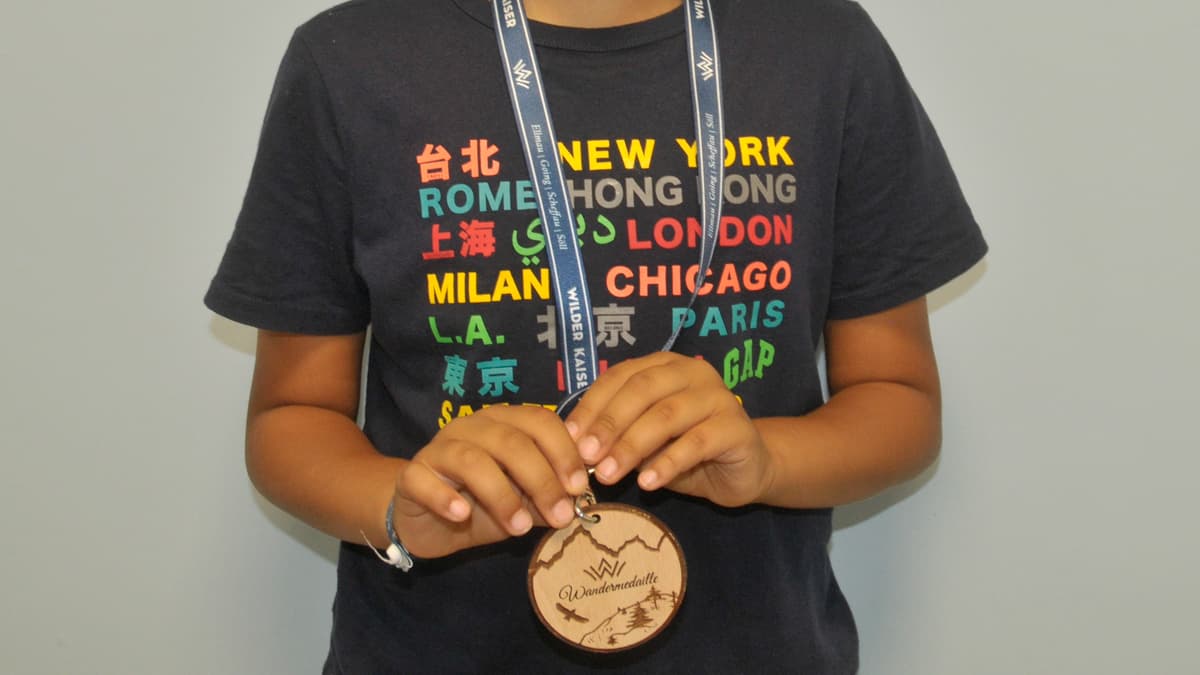 Kingskerswell school boy earns medal hiking through Austria
