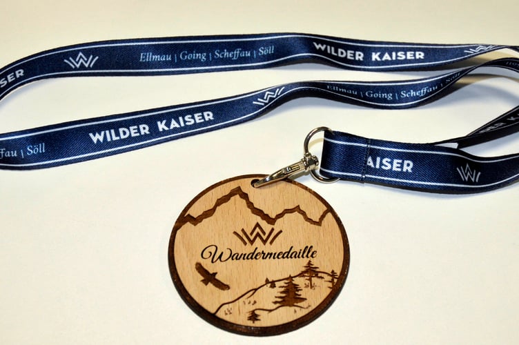 Emir’s ‘WanderMedaille’ awarded him for accusing 1,500 points from walking in Austria 