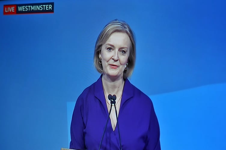 Photo: Steve Pope MDA050922A_SP001
BBC screen grab of new Conservative leader and Prime Minister Liz Truss MP