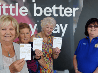 Winners of Tesco 40th birthday competition