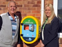 Community centre has defibrillator installed