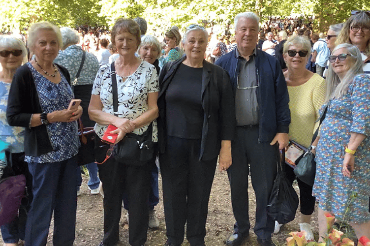 Members from Newton Abbot Travel Club