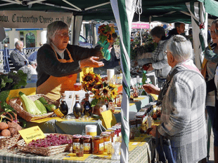 Teignmouth Farmers' Market is moving to the Den (for now)