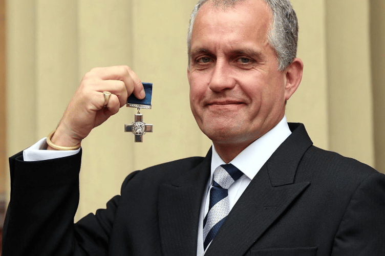 Dominic Troulan who received the George Cross. Picture: @ Royal Family