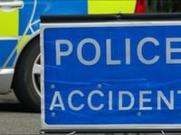 Man injured after car hits wall 
