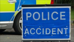 Man injured after car hits wall 