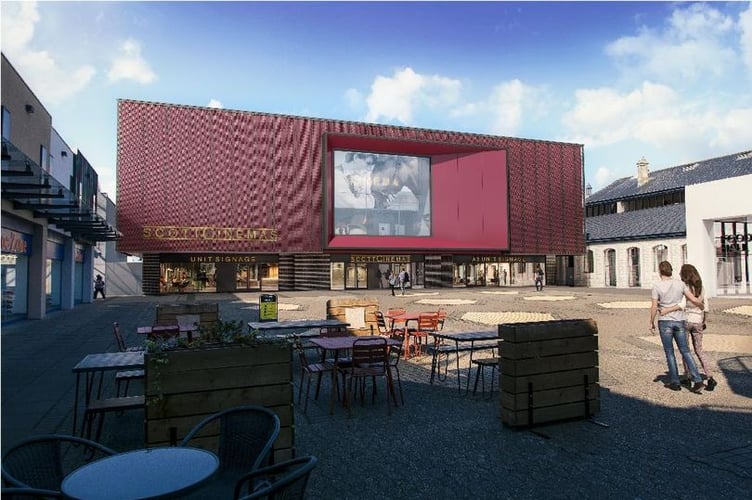 The proposed revamp of the Scott Cinema complex.