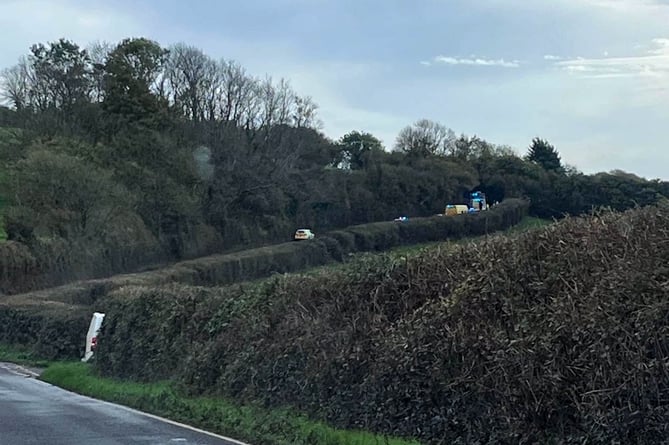 Fatal collision at Haccombe Cross near Coffinswell 
