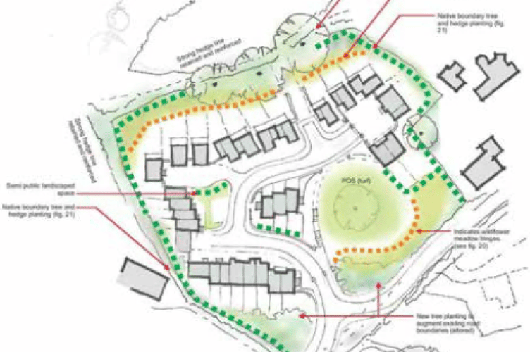 An illustrative layout by Clark Landscape Design.