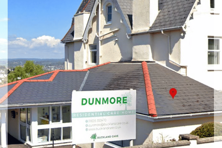 Dunmore Residential Home, in Courtenay Road, Newton Abbot