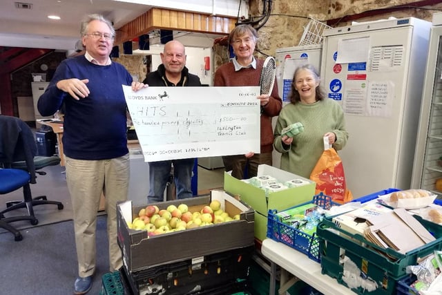 Tennis club raises £500