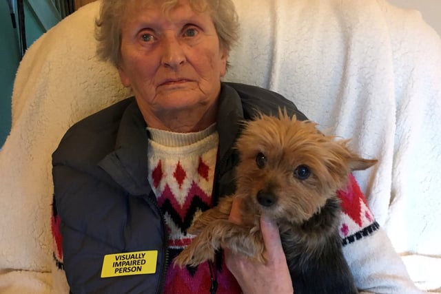 Blind pensioner left cold, hungry and without power