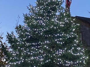 Lighting up Teignmouth for Christmas today