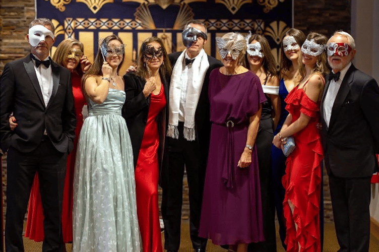 Masquerade ball at Cofton Country Park for AIMS 30th