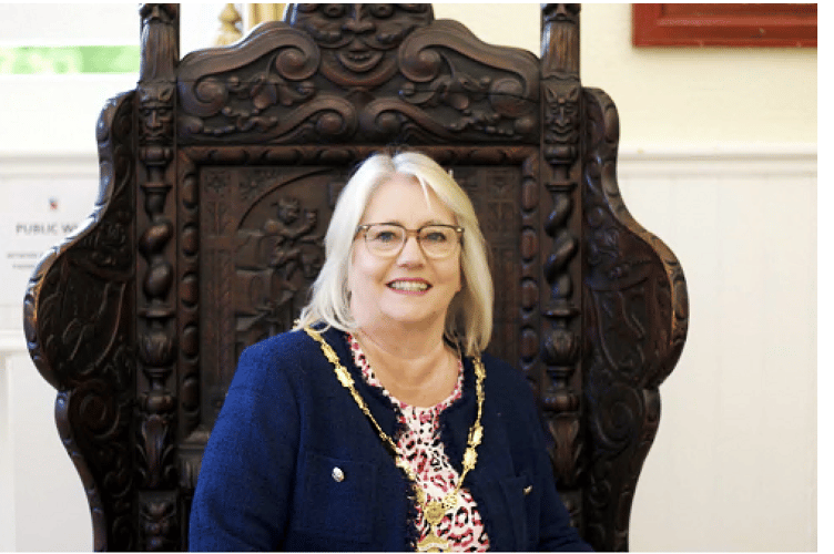Cllr Lisa Mayne, mayor of Dawlish