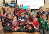 Pupils embrace the Christmas spirit with festive jumpers and more