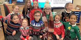 Pupils embrace the Christmas spirit with festive jumpers and more