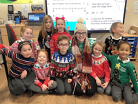 Pupils embrace the Christmas spirit with festive jumpers and more