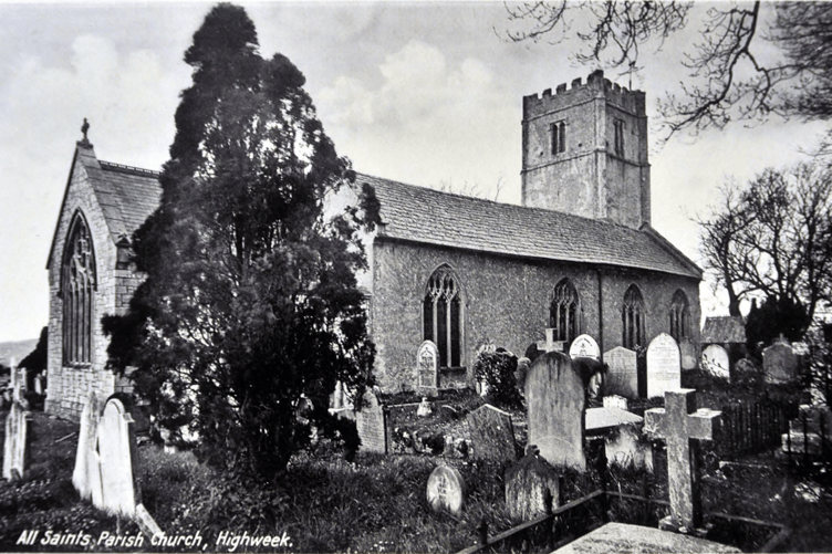 All Saints Parish Church at Highweek.