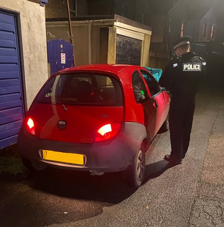 Police seize car
