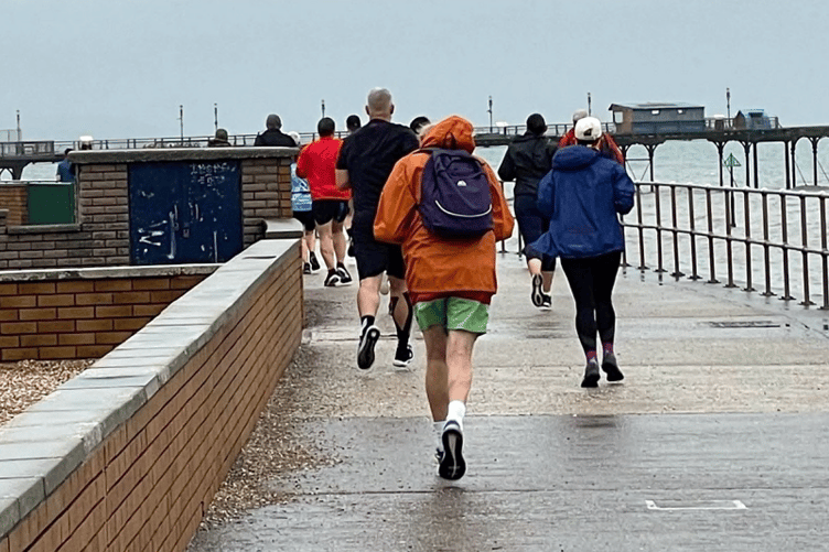 Promenade Parkrunners out in force on New Year’s Eve