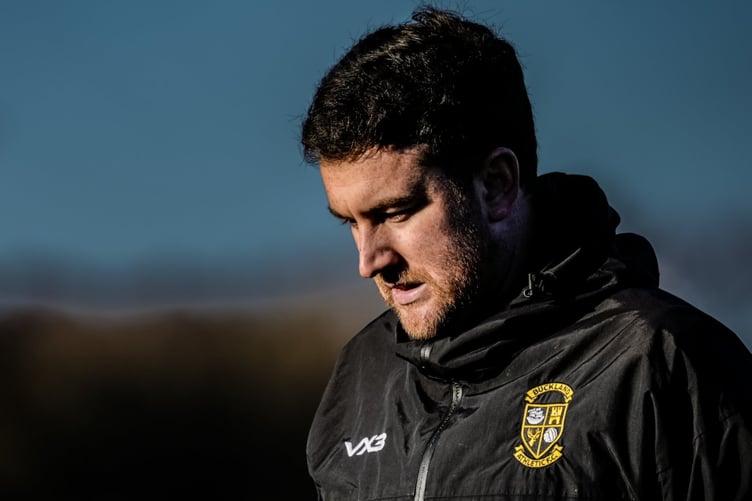 Buckland Athletic manager Dan Hart.