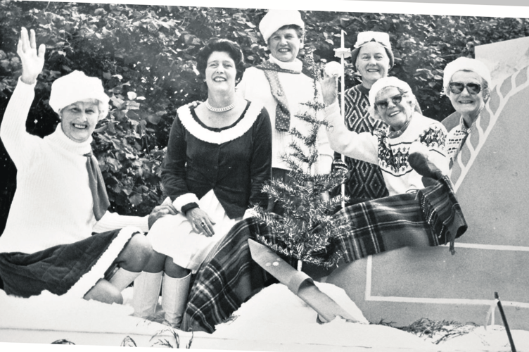 Never too early to celebrate Christmas - which is what Kingsteignton Women’s Institute were doing with their Winder Wonderland float.