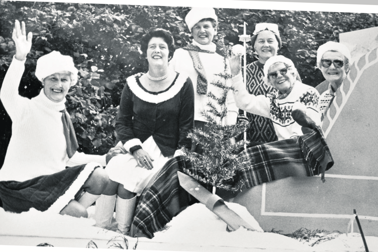 Never too early to celebrate Christmas - which is what Kingsteignton Women’s Institute were doing with their Winder Wonderland float.