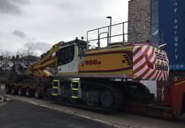 Lorry causes congestion in town centre