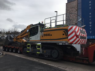 Lorry causes congestion in town centre