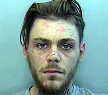 Mitchell Hannis, aged 26, of Kingsbridge Mews, Gloucester, was jailed for three years and four months in November.
Picture: Police