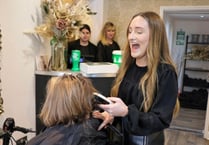 Ashburton's Jacqueline braves the shave for Macmillan