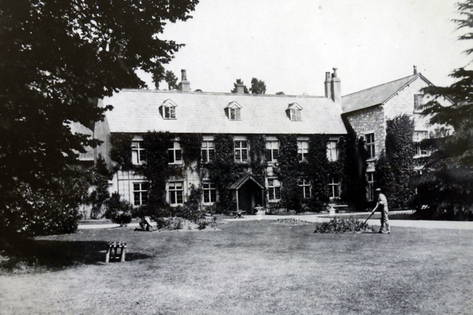 The vicarage in its heyday.