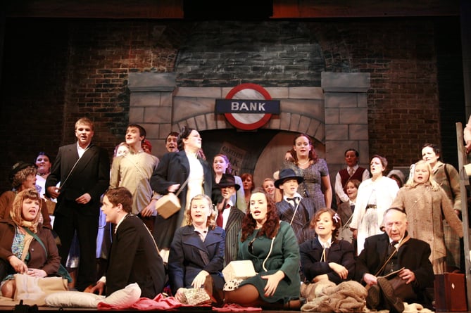 The society's production of Blitz graced the stage in 2007
