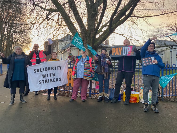 Okehampton teacher strikes