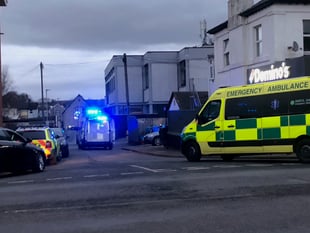 OPDATE: Police confirm a person has been injured in Chapel Road, Newton Abbot