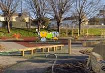 Play area one step closer to opening as bike riding space takes shape