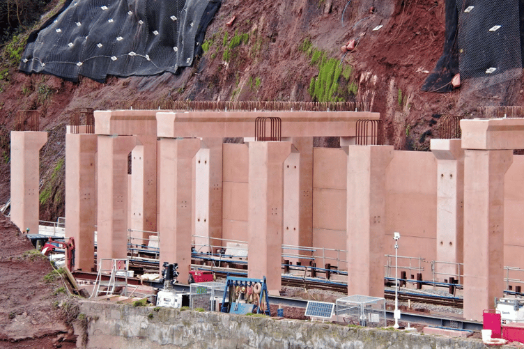 A milestone has been reached at the railway in Dawlish