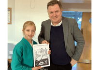 Pupil Daria has a nice artistic surprise for MP