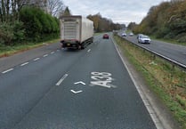 Biker suffers potentially life changing injuries in A38 crash